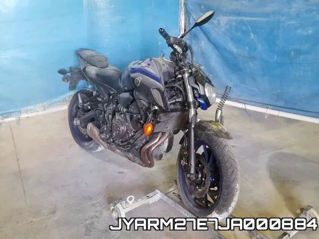 JYARM27E7JA000884 2018 Yamaha MT07
