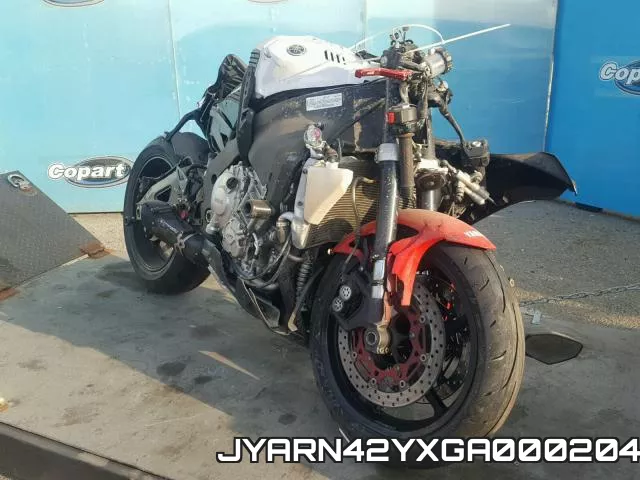JYARN42YXGA000204 2016 Yamaha Yzfr1s