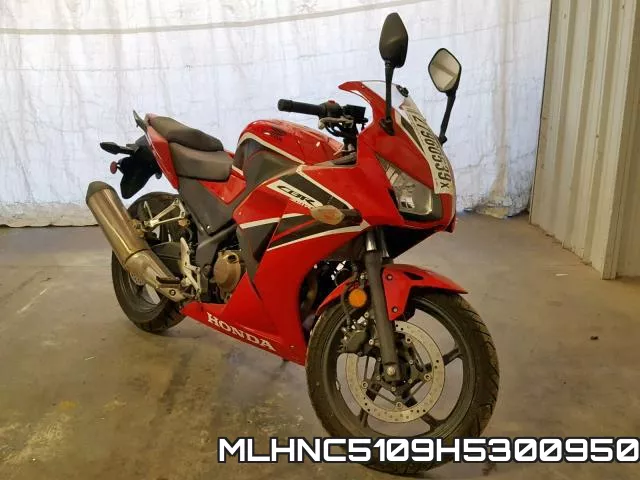 MLHNC5109H5300950 2017 Honda CBR300, R