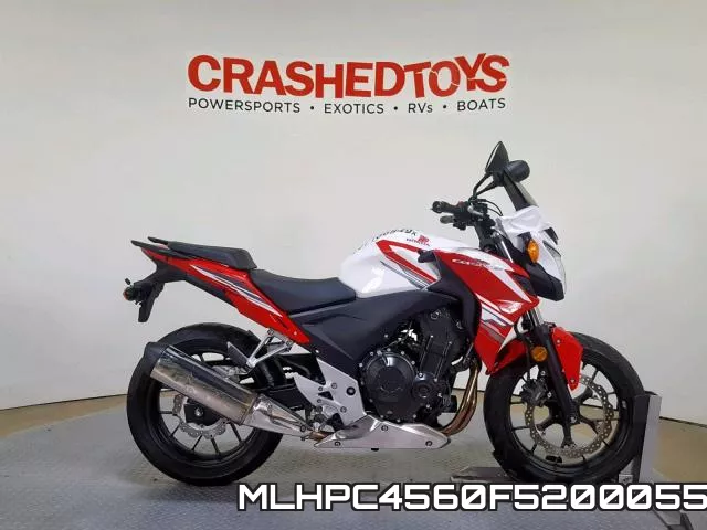 MLHPC4560F5200055 2015 Honda CB500, F