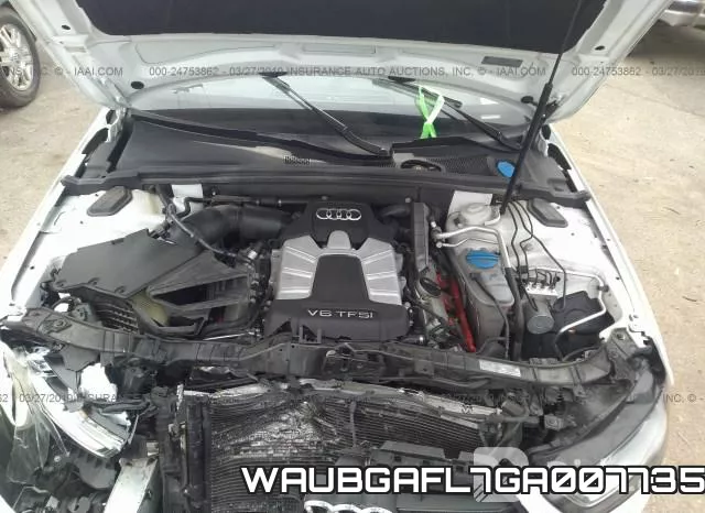 WAUBGAFL7GA007735 2016 Audi S4, Premium Plus