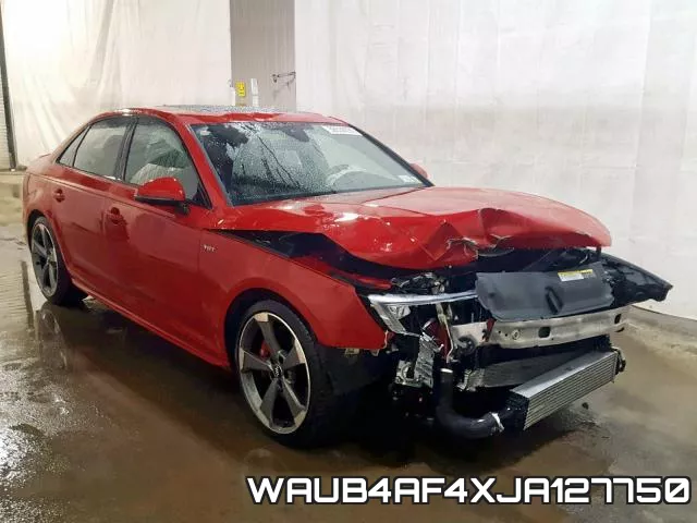 WAUB4AF4XJA127750 2018 Audi S4, Premium Plus