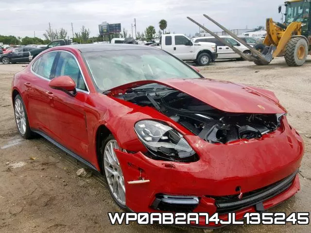 WP0AB2A74JL135245 2018 Porsche Panamera, 4S