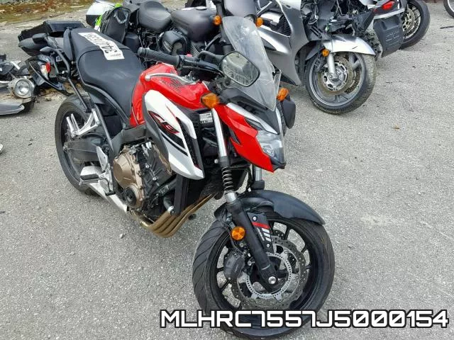 MLHRC7557J5000154 2018 Honda CB650, FA