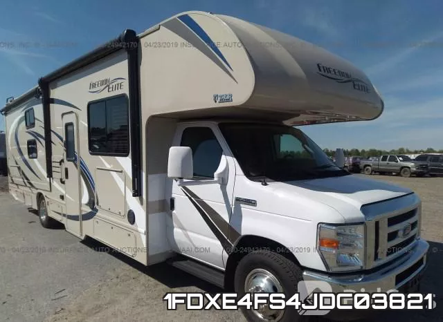 1FDXE4FS4JDC03821 2018 Ford Econoline, E450 Super Duty Cutwy Van