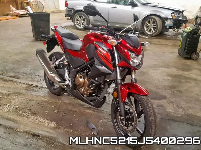 MLHNC5215J5400296 2018 Honda CB300, F