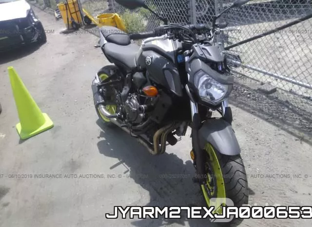 JYARM27EXJA000653 2018 Yamaha MT07