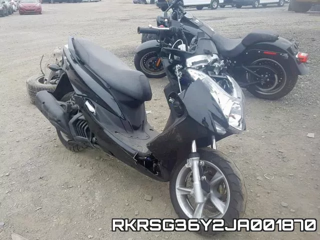 RKRSG36Y2JA001870 2018 Yamaha XC155