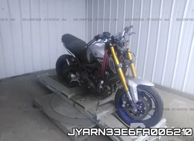 JYARN33E6FA006210 2015 Yamaha FZ09