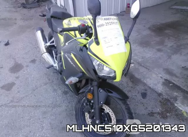 MLHNC510XG5201343 2016 Honda CBR300, R