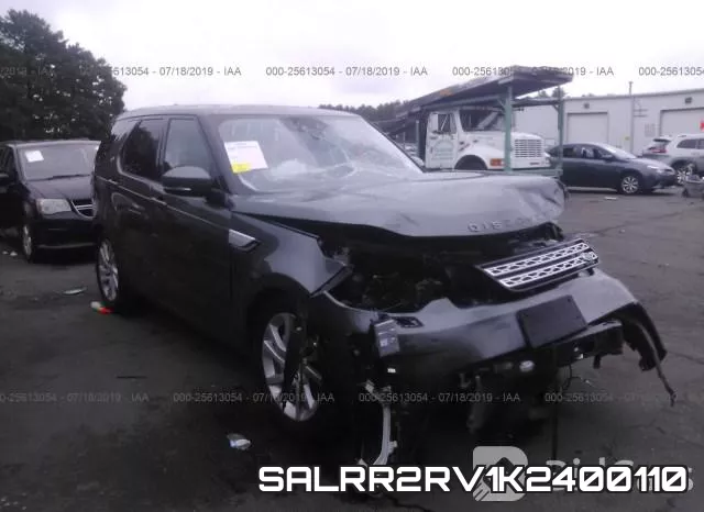 SALRR2RV1K2400110 2019 Land Rover Discovery, Hse