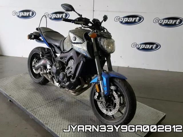 JYARN33Y9GA002812 2016 Yamaha FZ09, C