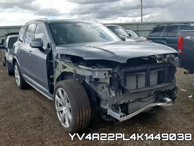 YV4A22PL4K1449038 2019 Volvo XC90, T6