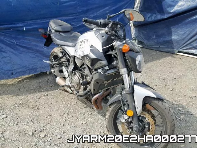 JYARM20E2HA000277 2017 Yamaha FZ07A