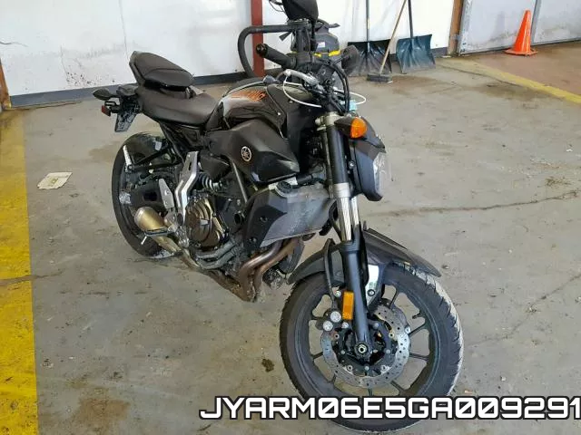 JYARM06E5GA009291 2016 Yamaha FZ07