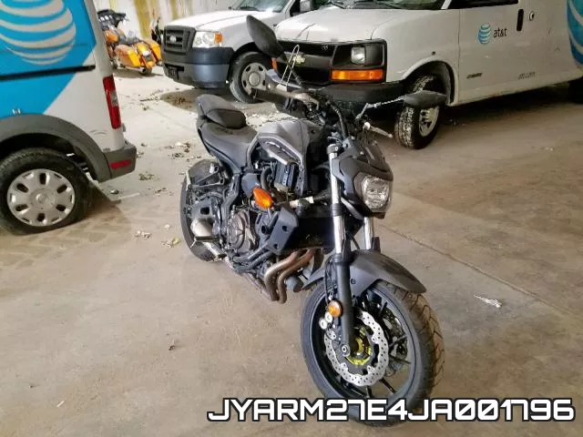 JYARM27E4JA001796 2018 Yamaha MT07
