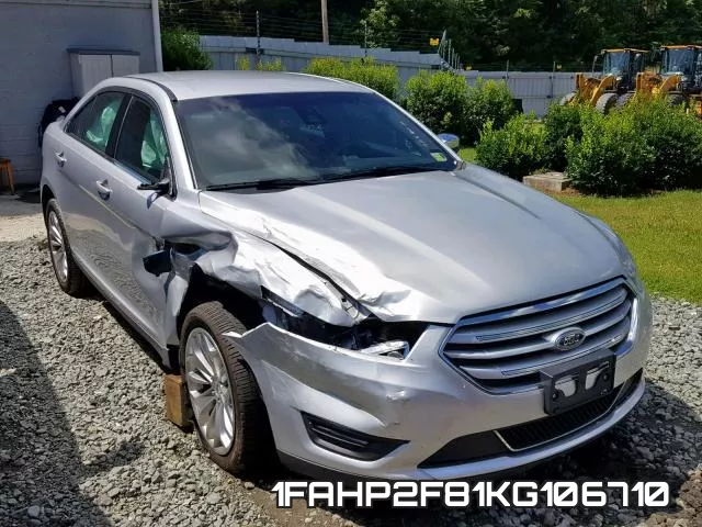1FAHP2F81KG106710 2019 Ford Taurus, Limited