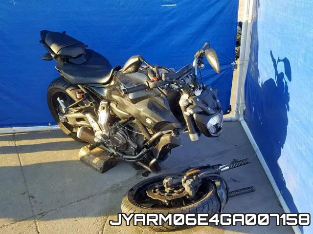 JYARM06E4GA007158 2016 Yamaha FZ07