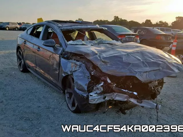 WAUC4CF54KA002396 2019 Audi S5, Prestige