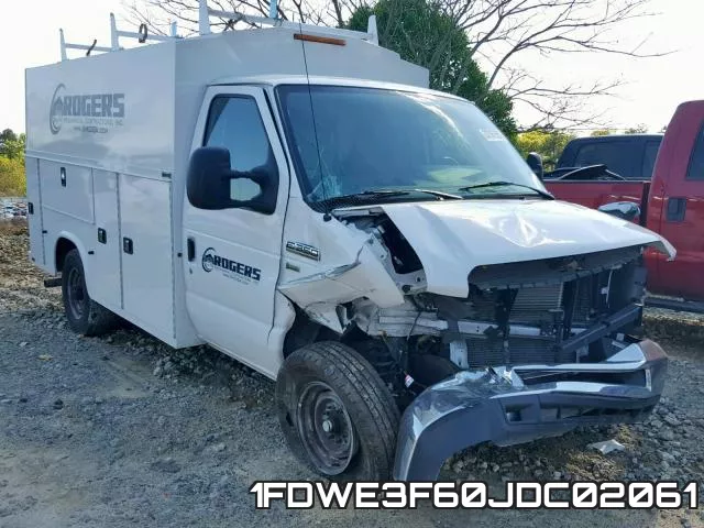 1FDWE3F60JDC02061 2018 Ford Econoline, E350 Super Duty Cutaway Van