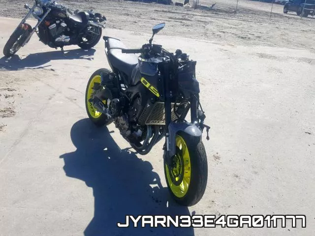 JYARN33E4GA011777 2016 Yamaha FZ09