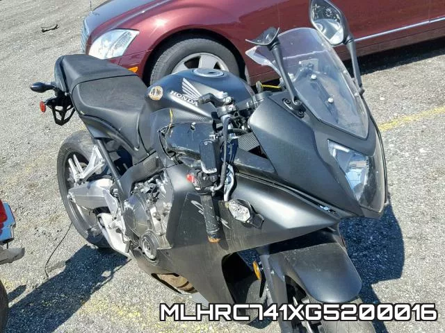 MLHRC741XG5200016 2016 Honda CBR650, F