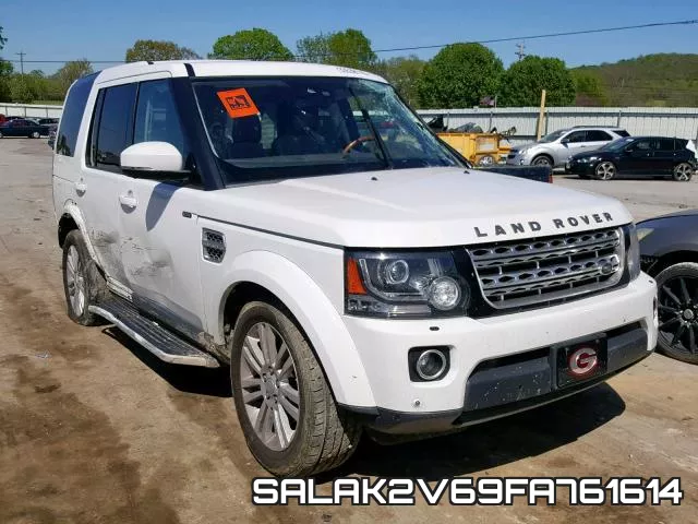 SALAK2V69FA761614 2015 Land Rover LR4, Hse Luxury