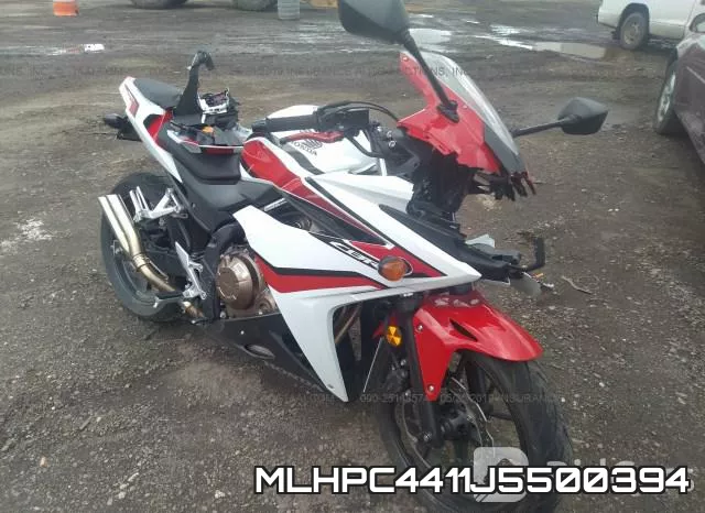 MLHPC4411J5500394 2018 Honda CBR500, R