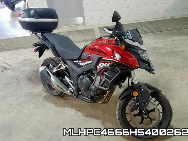 MLHPC4666H5400262 2017 Honda CB500, X