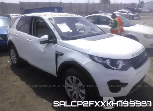 SALCP2FXXKH799937 2019 Land Rover Discovery, Sport SE