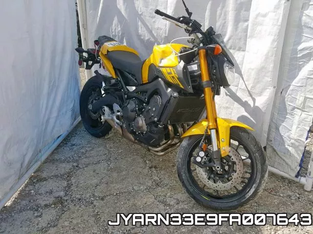 JYARN33E9FA007643 2015 Yamaha FZ09