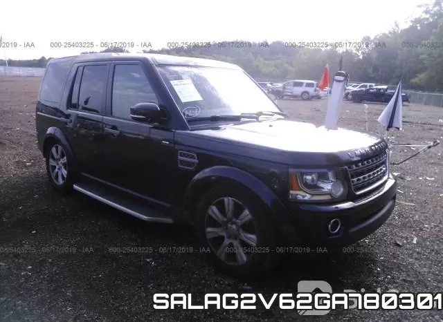 SALAG2V62GA780301 2016 Land Rover LR4, Hse