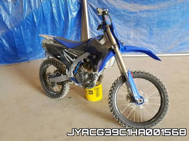 JYACG39C1HA001568 2017 Yamaha YZ250, F