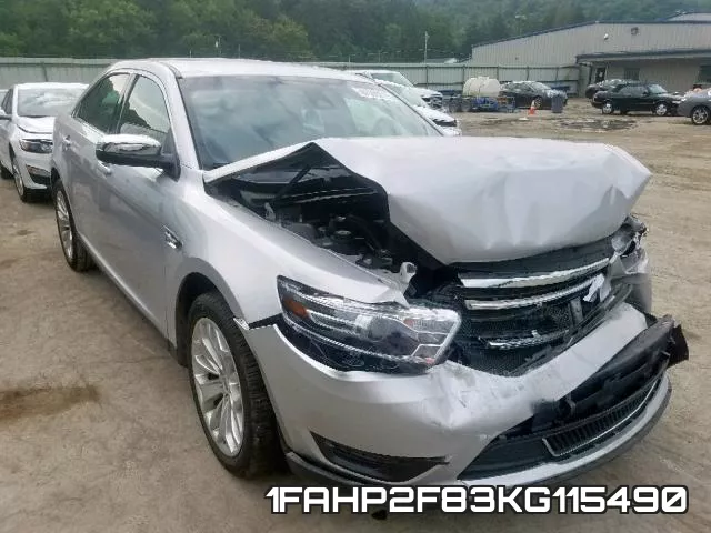 1FAHP2F83KG115490 2019 Ford Taurus, Limited