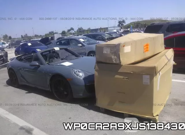 WP0CA2A9XJS138430 2018 Porsche 911, Carrera/Carrera 4