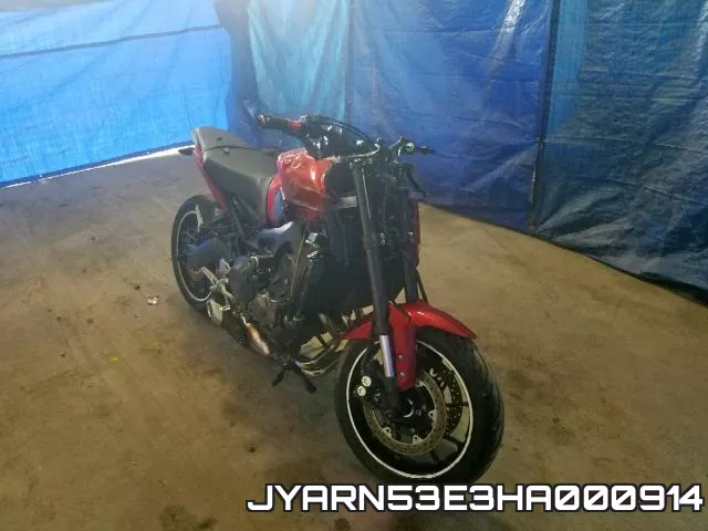 JYARN53E3HA000914 2017 Yamaha FZ09
