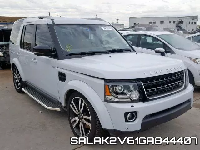 SALAK2V61GA844407 2016 Land Rover LR4, Hse Luxury