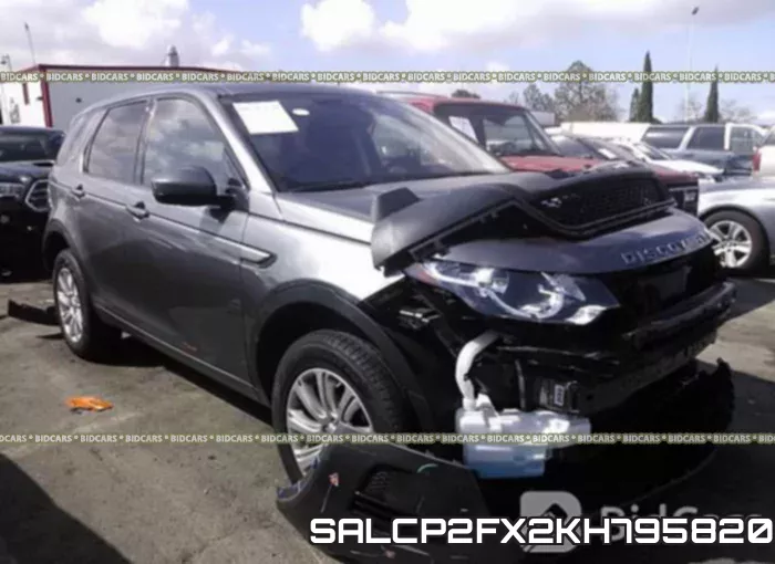SALCP2FX2KH795820 2019 Land Rover Discovery, Sport SE