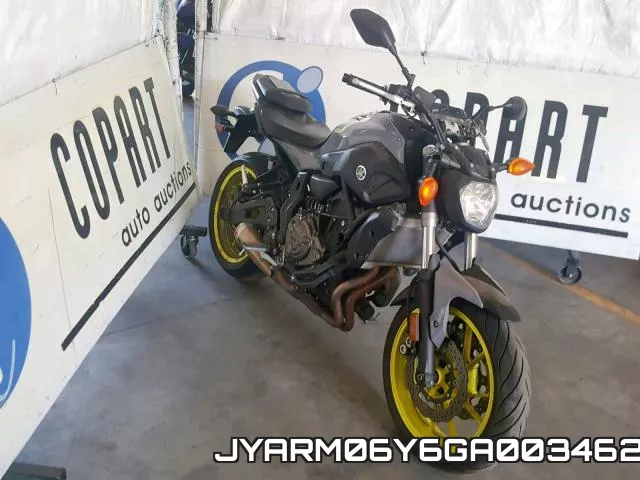 JYARM06Y6GA003462 2016 Yamaha FZ07, C