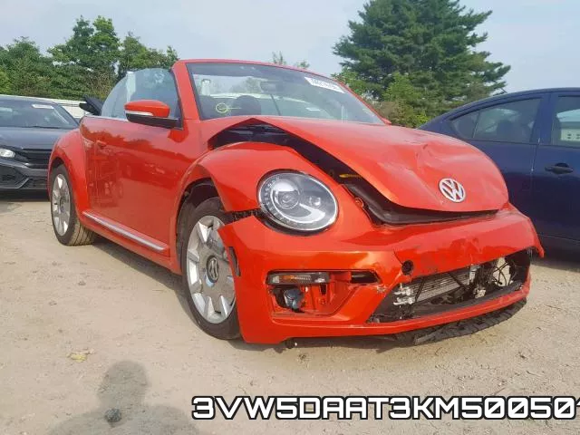 3VW5DAAT3KM500501 2019 Volkswagen Beetle, S