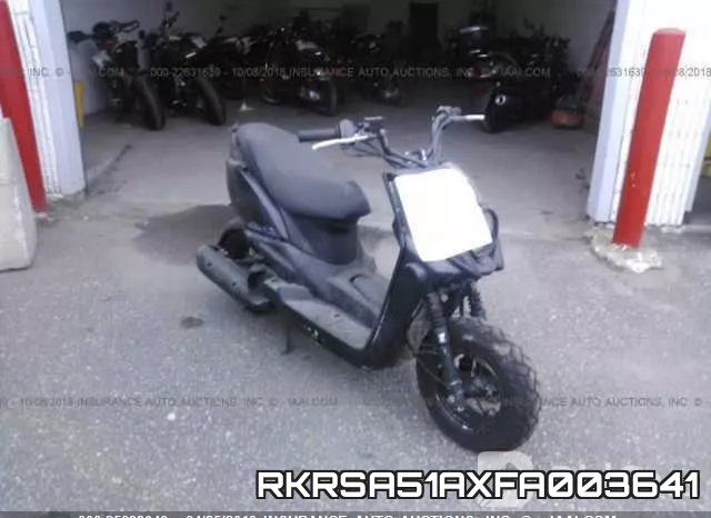 RKRSA51AXFA003641 2015 Yamaha YW50, FX