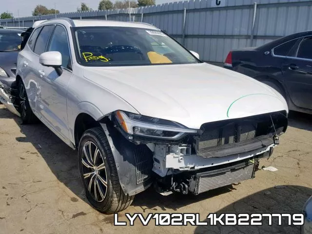 LYV102RL1KB227779 2019 Volvo XC60, T5