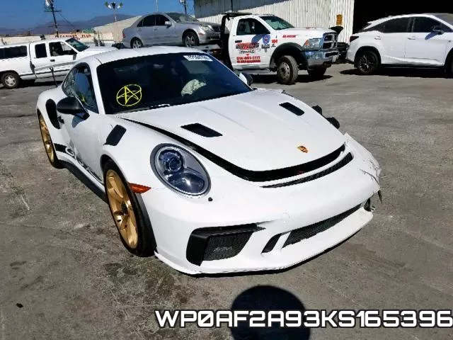 WP0AF2A93KS165396 2019 Porsche 911, Gt3 Rs