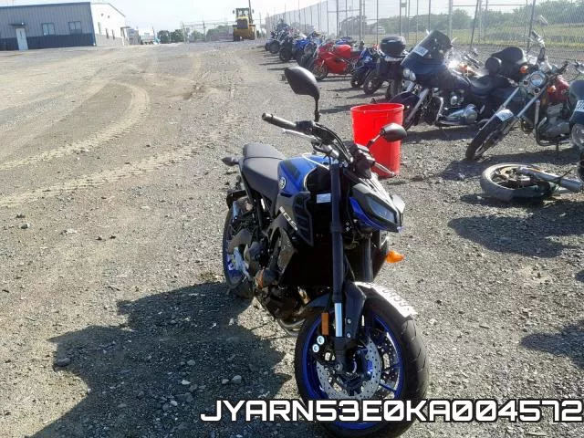 JYARN53E0KA004572 2019 Yamaha MT09