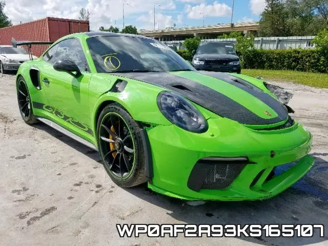 WP0AF2A93KS165107 2019 Porsche 911, Gt3 Rs