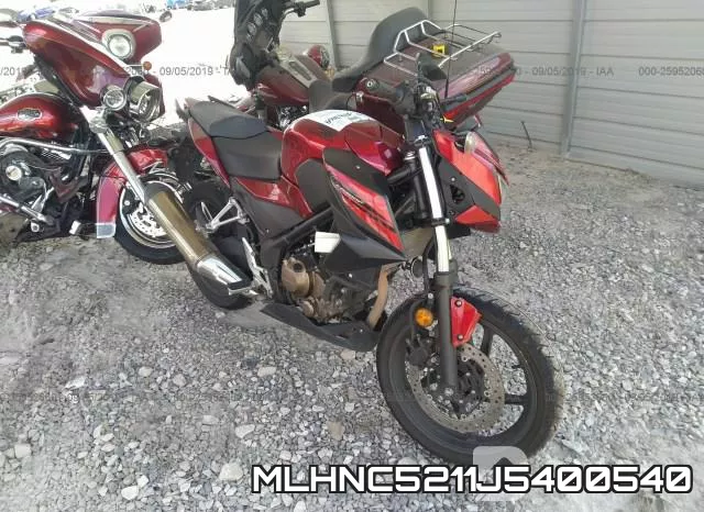 MLHNC5211J5400540 2018 Honda CB300, F