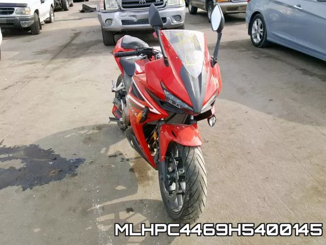 MLHPC4469H5400145 2017 Honda CBR500, R