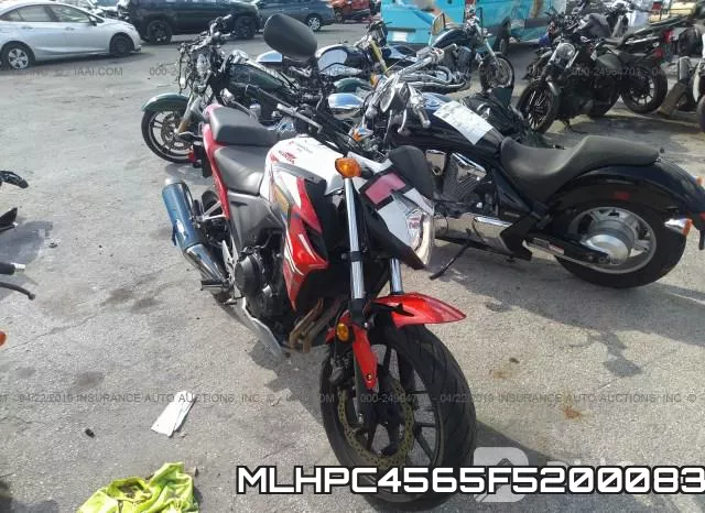 MLHPC4565F5200083 2015 Honda CB500, F