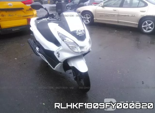 RLHKF1809FY000820 2015 Honda PCX, 150