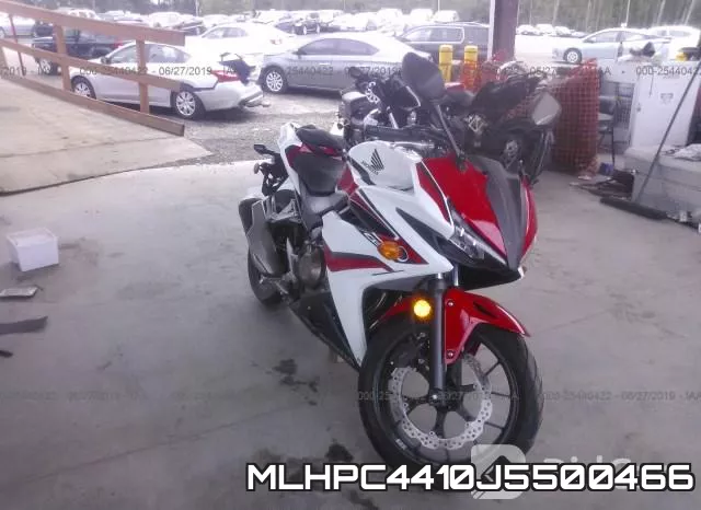 MLHPC4410J5500466 2018 Honda CBR500, R